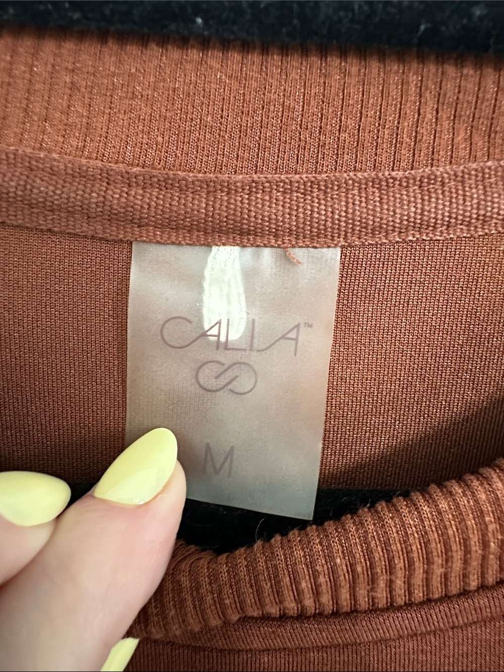 CALIA by Carrie Underwood Rust Crewneck Pullover Sweatshirt - Picture 2 of 7